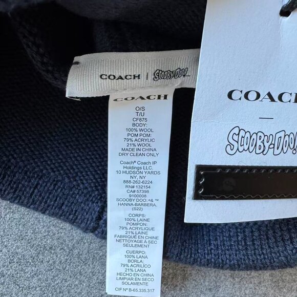 Brand NEW Coach | Scooby Doo! Beanie NWT - Picture 4 of 4
